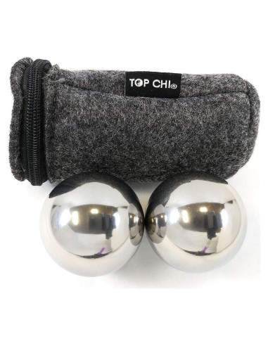 Bolas de Baoding Top Chi 1.5" Acero Inoxidable 0.45 kg