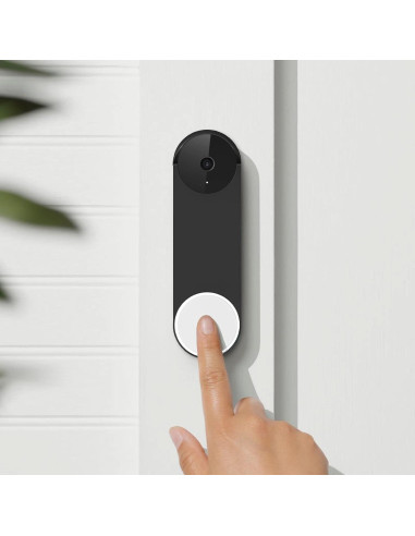 Funda de Silicona para Timbre Google Nest Hello 2021 - Negro