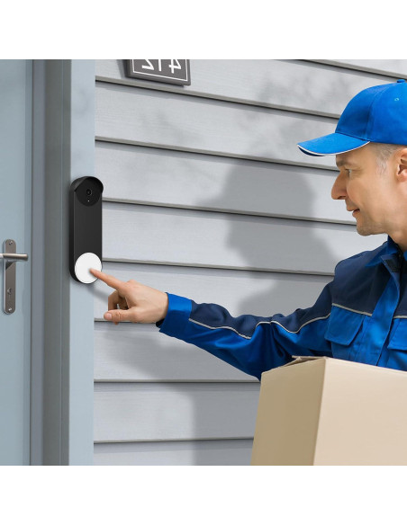 Funda de Silicona para Timbre Google Nest Hello 2021 - Negro