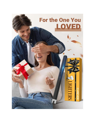 Encendedor Eléctrico Recargable CAREVER para Velas - Negro