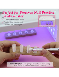 Soporte de Uñas Postizas Magnético de Madera ESUOHYM Mediano 2