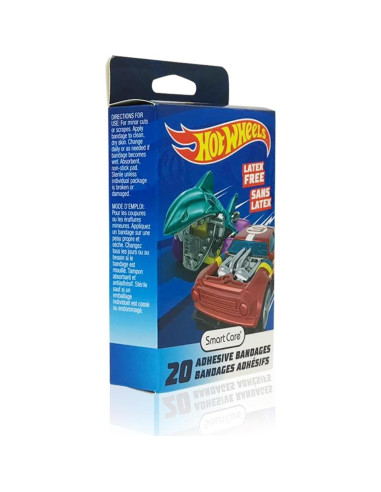 Curitas Adhesivas Hot Wheels 20 Unidades - Smart Care