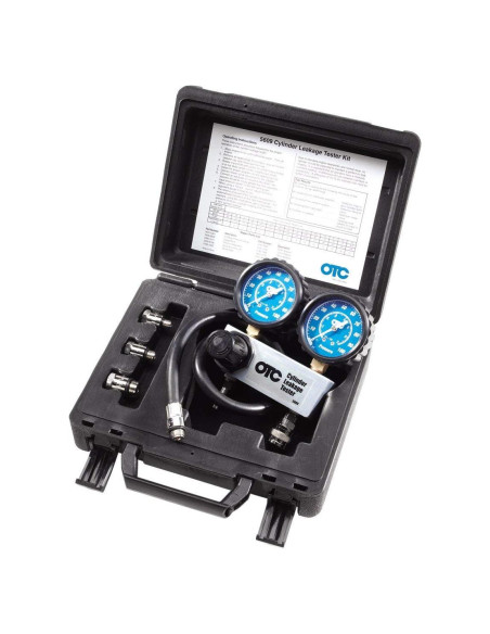 Kit de prueba de fuga de cilindros OTC 5609 con manómetros