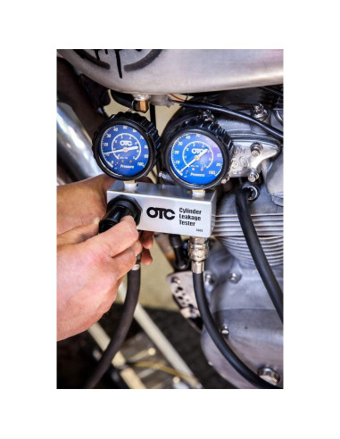 Kit de prueba de fuga de cilindros OTC 5609 con manómetros