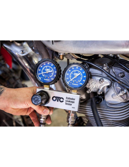 Kit de prueba de fuga de cilindros OTC 5609 con manómetros