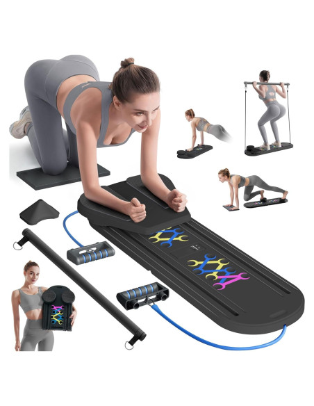 Tabla de Pilates AddWin 15-en-1 Plegable para Ejercicio en Casa