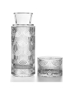 Juego de Jarra de Vidrio 0.77L y Vaso 0.18L DmmyAlzx