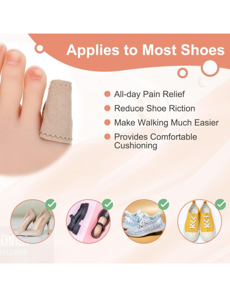 36 Almohadillas Protectores para Juanetes AHQiZFX Albaricoque