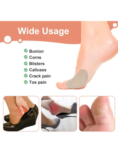 36 Almohadillas Protectores para Juanetes AHQiZFX Albaricoque