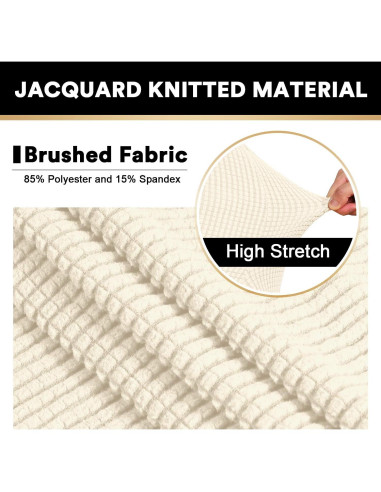 Cubierta de Futón PrinceDeco Beige Biscotti 80x216 cm