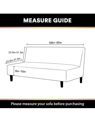 Cubierta de Futón PrinceDeco Beige Biscotti 80x216 cm