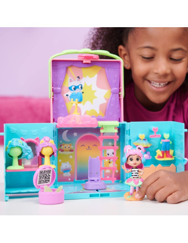 Armario de Disfraces Gabby - Juego Portátil con Muñeca y Accesorios