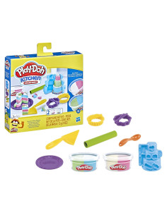 Play-Doh Juego de Tartas Pequeñas con 2 Latas Multicolor