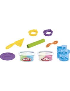 Play-Doh Juego de Tartas Pequeñas con 2 Latas Multicolor 2