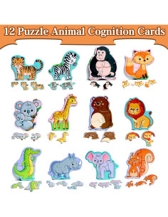 Rompecabezas Magnéticos de Animales para Niños 3 a 5 Años 2