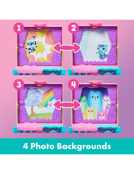 Armario de Disfraces Gabby - Juego Portátil con Muñeca y Accesorios