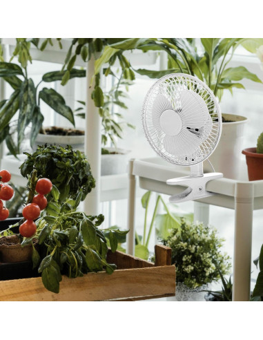 Ventilador Clip-On JOEY'Z 15 cm 2 Velocidades Silencioso Negro