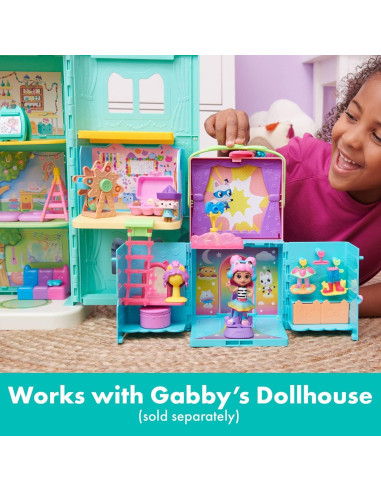 Armario de Disfraces Gabby - Juego Portátil con Muñeca y Accesorios