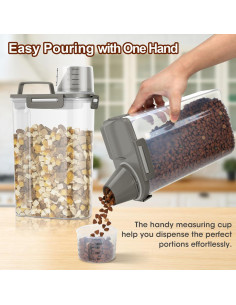 Contenedores de Almacenamiento para Comida de Mascotas TBMax 2Pcs 5.68L 2