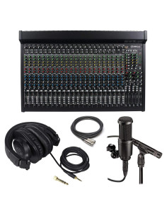 Mezclador Mackie 2404VLZ4 24 Canales + Micrófonos y Auriculares