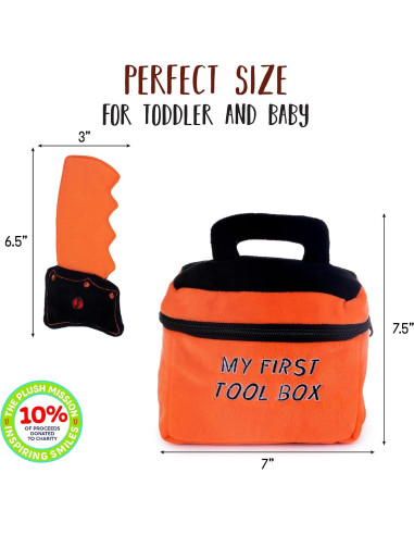 Juego de Herramientas de Peluche Plush Creations Naranja