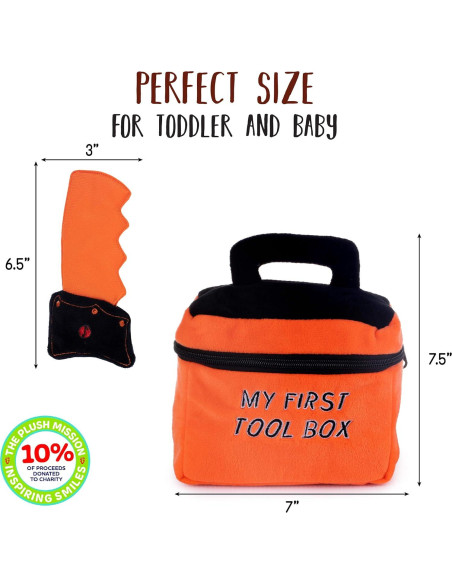 Juego de Herramientas de Peluche Plush Creations Naranja