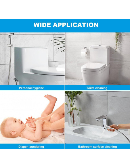 Rociador de Bidet de Mano Aukomer BD Acero Inoxidable Ajustable Rociador de Bidet de Mano Aukomer BD Acero Inoxidable Ajustable