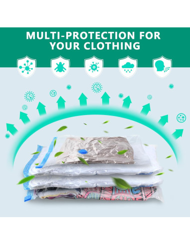 Bolsas de Sellado al Vacío Morecoo 8 Pzas Jumbo y Grandes