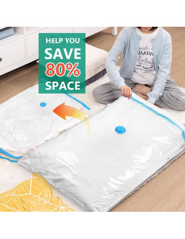 Bolsas de Sellado al Vacío Morecoo 8 Pzas Jumbo y Grandes