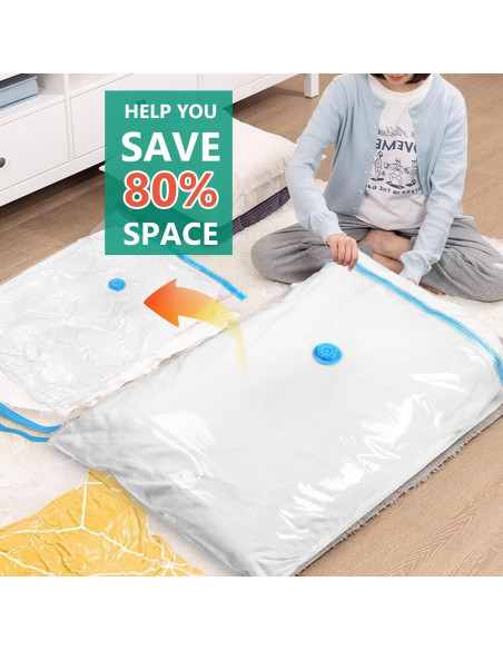 Bolsas de Sellado al Vacío Morecoo 8 Pzas Jumbo y Grandes Bolsas de Sellado al Vacío Morecoo 8 Pzas Jumbo y Grandes