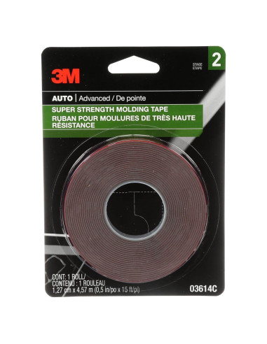 Cinta de Moldeo 3M VHB 1.27 cm x 4.57 m Doble Cara