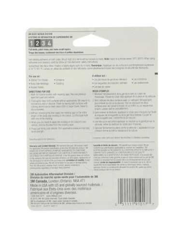 Cinta de Moldeo 3M VHB 1.27 cm x 4.57 m Doble Cara