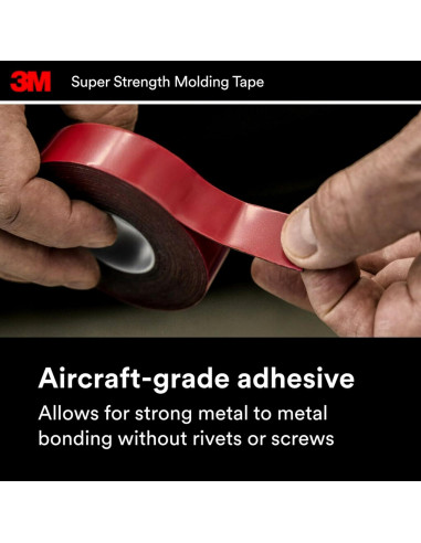 Cinta de Moldeo 3M VHB 1.27 cm x 4.57 m Doble Cara
