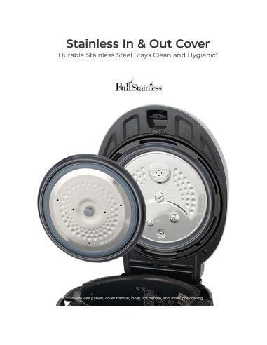 Olla Arrocera a Presión CUCKOO CRP-PK1001S 20 Tazas Negra