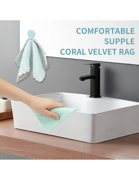 Paquete de 10 paños de cocina GADIEDIE microfibra absorbente