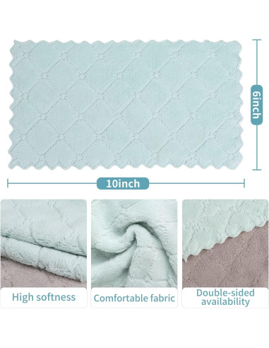 Paquete de 10 paños de cocina GADIEDIE microfibra absorbente