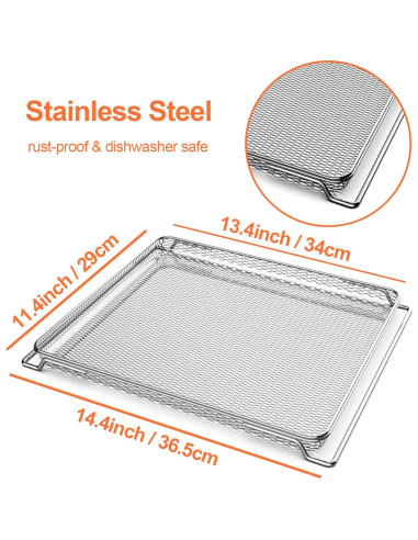 Cesta de Horno de Aire Ninja Foodi DT201 DT251 36.5x29cm