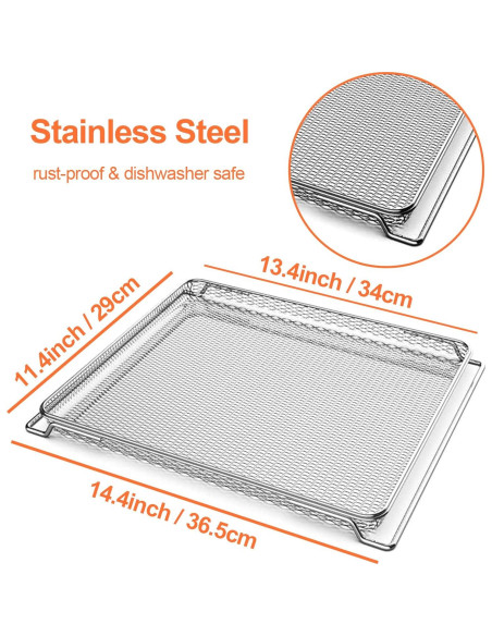 Cesta de Horno de Aire Ninja Foodi DT201 DT251 36.5x29cm