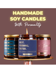 Vela Aromática de Lavanda y Vainilla 9oz - Te Conseguí Algo Especial 2