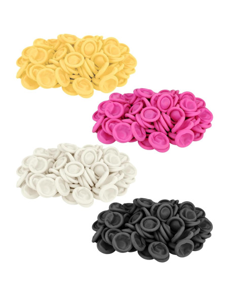 100 Protectores de Dedos de Láttex Antiestático QIANCAIWANG - Talla M