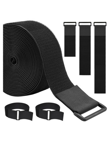 Cintas de Nylon WSZJINB 1.5" x 4.88m con 20 Hebillas