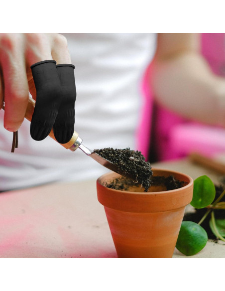 100 Protectores de Dedos de Láttex Antiestático QIANCAIWANG - Talla M