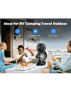 Ventilador Portátil Recargable AddAcc A10 20000mAh 9 Velocidades 2