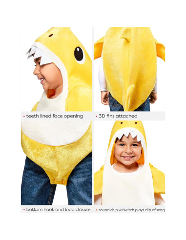 Disfraz Baby Shark Rubies para Niños Pequeños con Sonido