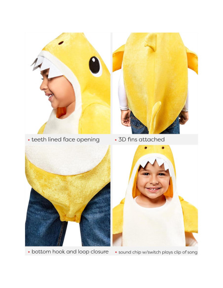 Disfraz Baby Shark Rubies para Niños Pequeños con Sonido