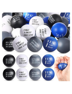 Zomiboo 20 Pelotas de Estrés Motivacionales Color Brillante
