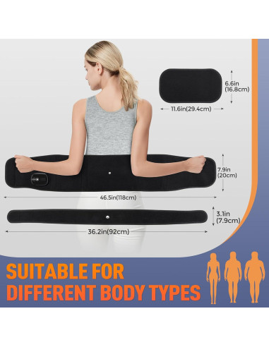 Almohadilla Calefactora Inalámbrica MOAJAZA con Masaje