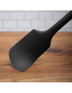 Espátula de Silicona RSVP Internacional 28 cm Negra Libre BPA 2