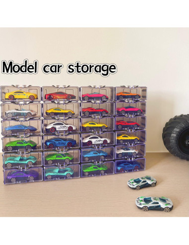 Caja de Almacenamiento para Autos de Juguete CamPeakGear 20 Pcs