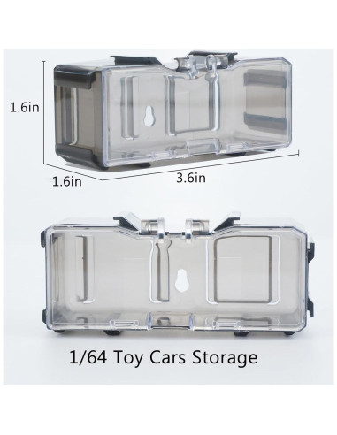 Caja de Almacenamiento para Autos de Juguete CamPeakGear 20 Pcs